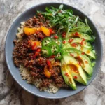 Spice Up Dinner with a Flavor-Packed Ground Beef Hot Honey Bowl - Featured Image