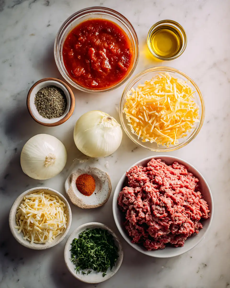 Ingredients for 10 Delicious Ground Beef Ideas to Spice Up Your Dinner Routine