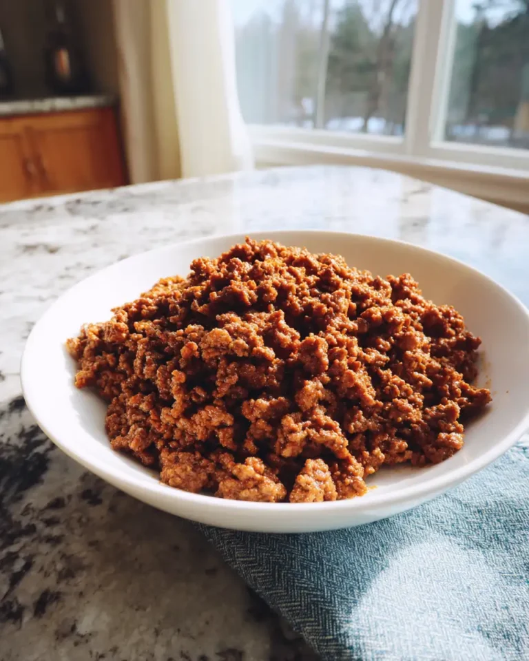 Crispy and Juicy Ground Beef in Air Fryer Made Easy - Featured Image