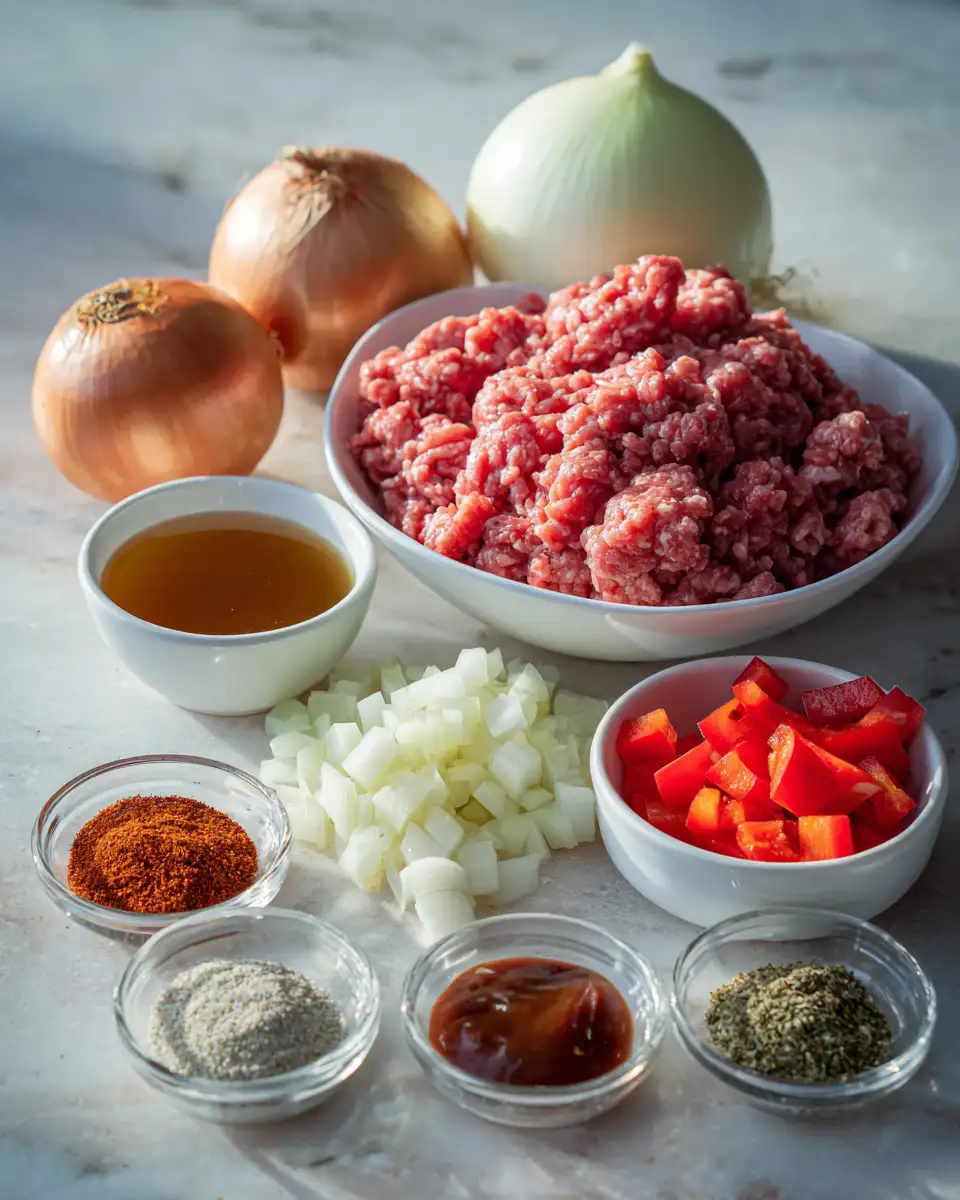 Ingredients for Easy and Delicious Ground Beef Recipes for Your Crock Pot
