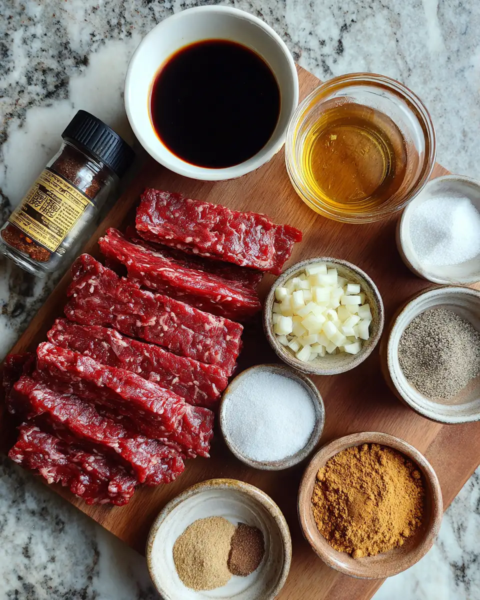 Ingredients for Ultimate Ground Beef Jerky Recipes for Your Dehydrator to Satisfy Every Craving