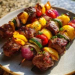 Sizzling Ground Beef Kabobs on the Grill That Will Wow Your Taste Buds - Featured Image