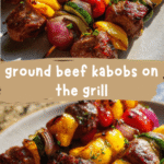 Sizzling Ground Beef Kabobs on the Grill That Will Wow Your Taste Buds