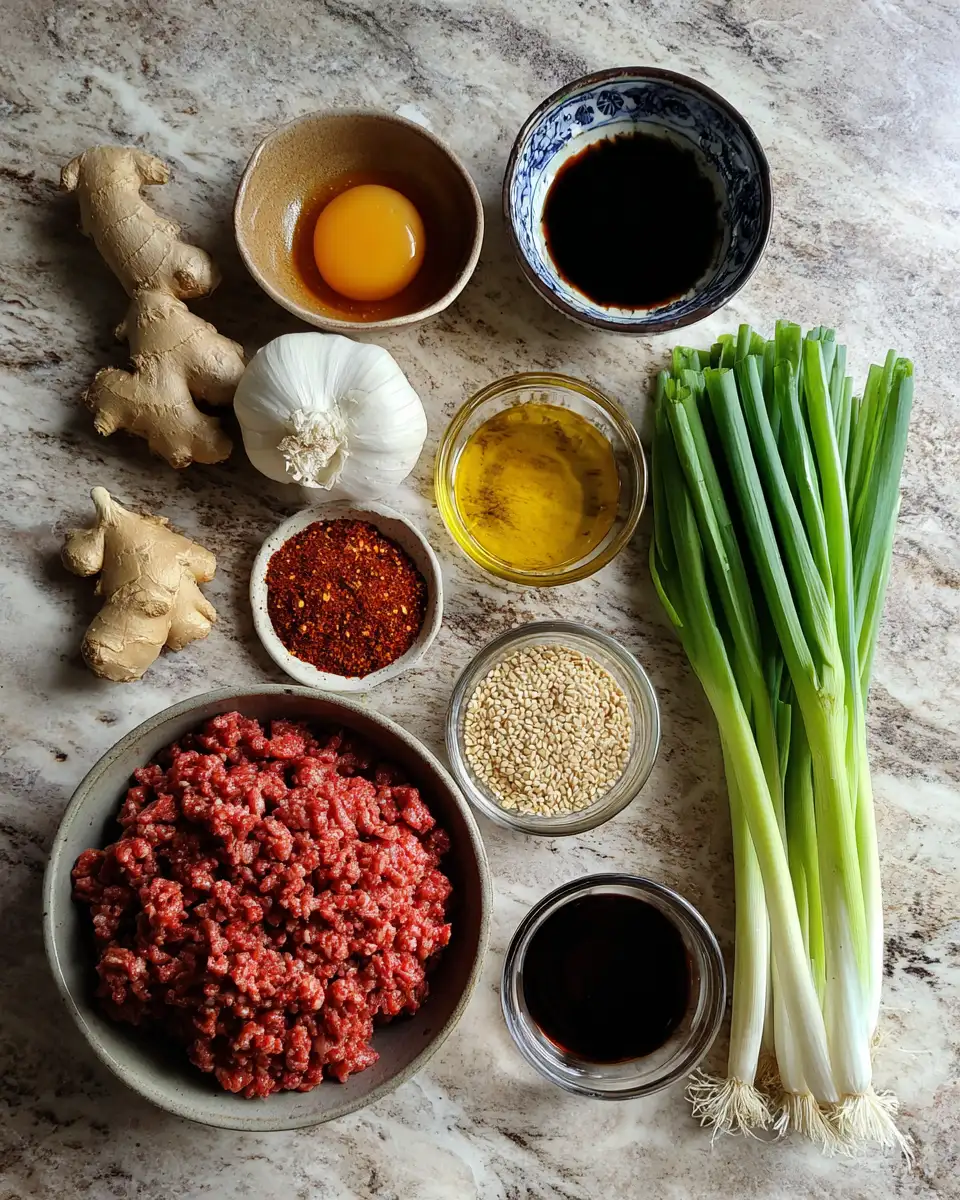 Ingredients for Savory and Spicy Ground Beef Korean Style Recipes to Try Tonight