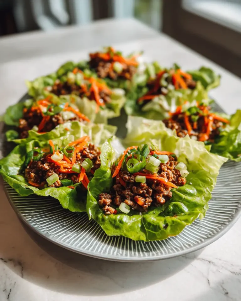 Easy and Delicious Ground Beef Lettuce Wraps You’ll Love - Featured Image