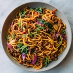 Savory Ground Beef Lo Mein Recipe That Will Wow Your Taste Buds - Featured Image