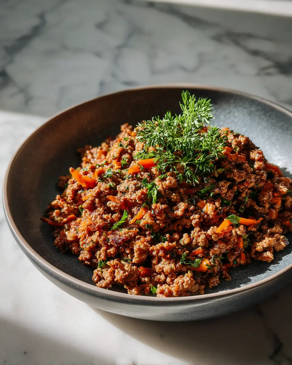 Final dish - Savory Ground Beef Low Carb Recipes That Make Healthy Eating Delicious