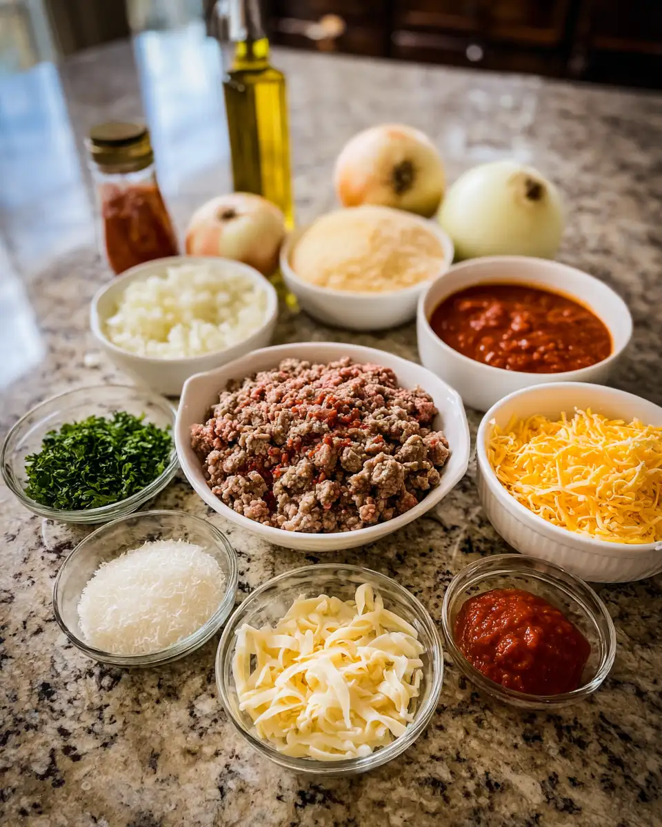 Ingredients for 10 Delicious Ground Beef Meal Ideas That Will Spice Up Your Dinner Routine