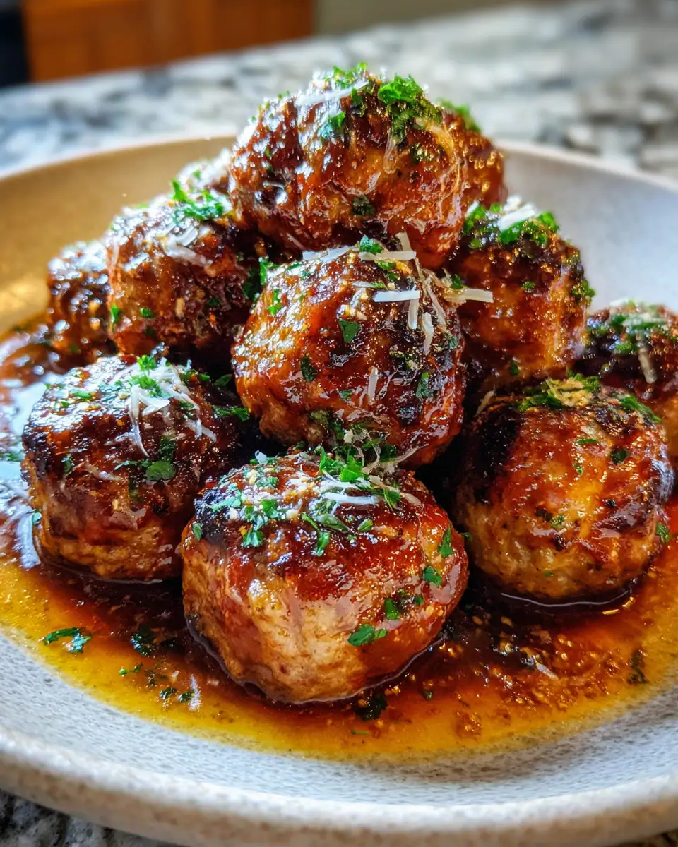 Final dish - Irresistible Ground Beef Meatballs That Melt in Your Mouth