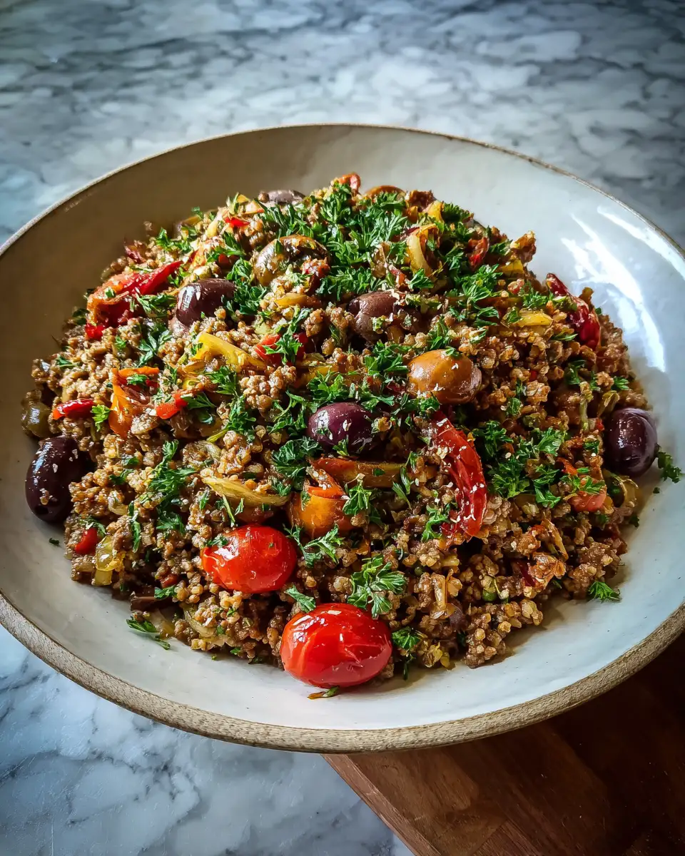 Flavor-Packed Ground Beef Mediterranean Recipes to Spice Up Your Dinner Tonight 7 Final dish - Flavor-Packed Ground Beef Mediterranean Recipes to Spice Up Your Dinner Tonight