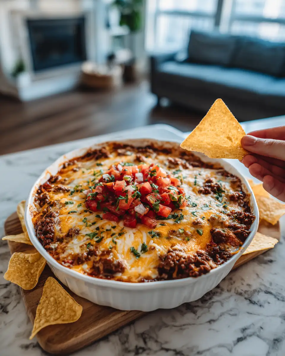 Ultimate Ground Beef Nacho Dip Recipe That Will Steal the Show - Featured Image