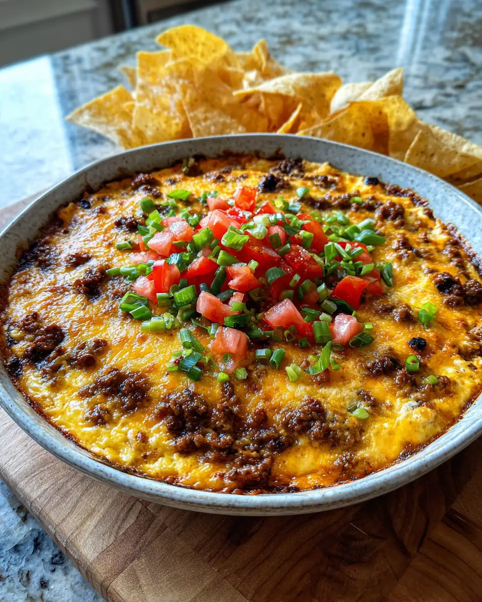 Final dish - Ultimate Ground Beef Nacho Dip Recipe That Will Steal the Show
