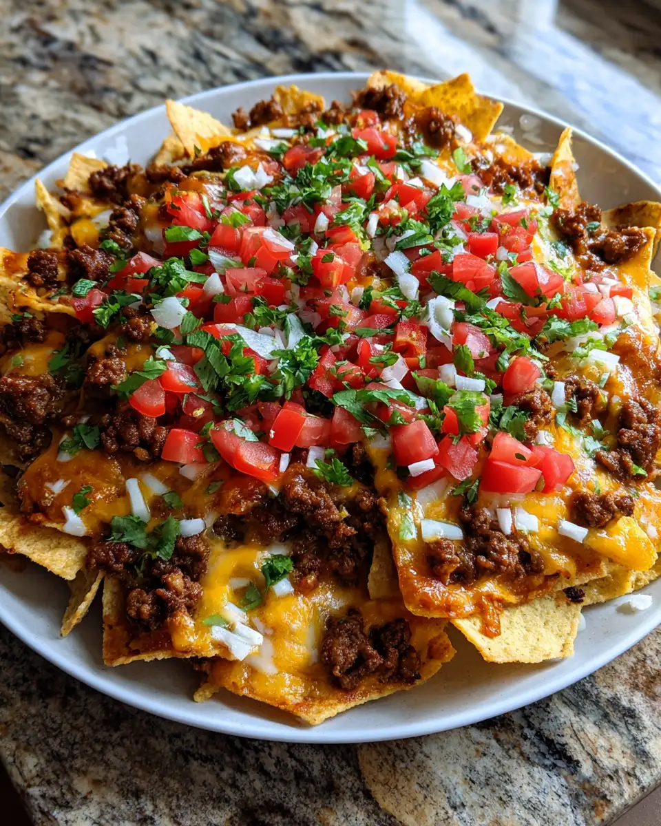 Final dish - Ultimate Ground Beef Nachos Recipe That Will Wow Your Taste Buds