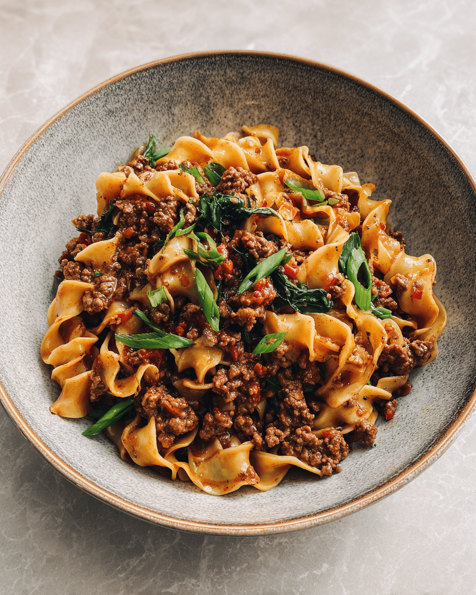 Savory Ground Beef Noodles Recipe You Need to Try Tonight - Featured Image