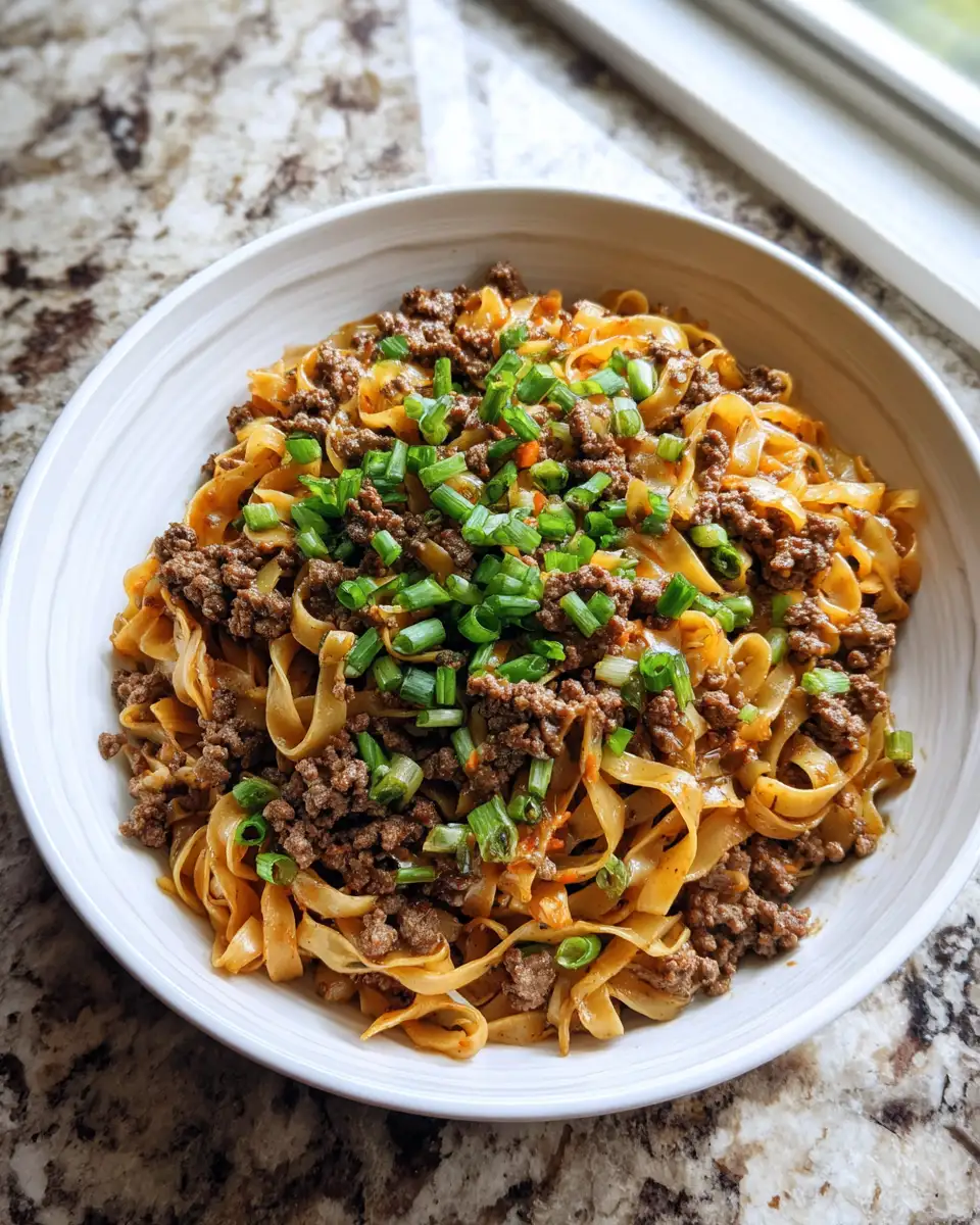 Final dish - Easy Ground Beef Noodles Recipes for Quick and Delicious Dinners