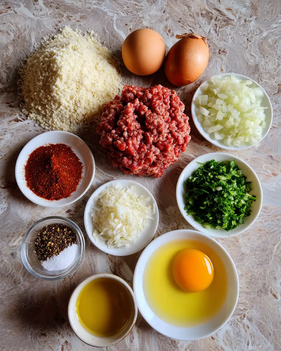 Ingredients for Crispy Ground Beef Nuggets That Will Steal the Show