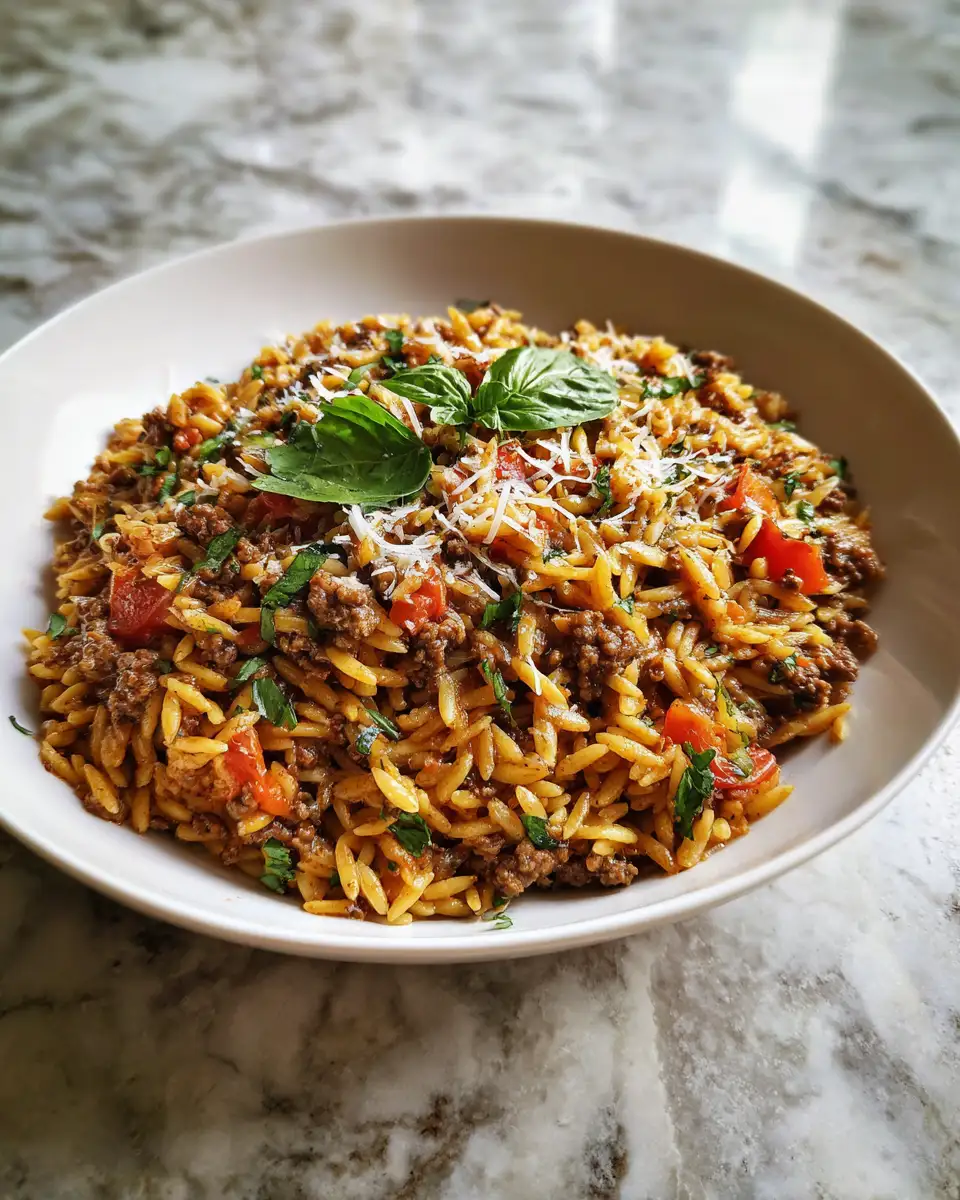 Hearty and Delicious Ground Beef Orzo Recipes to Try Tonight 7 Final dish - Hearty and Delicious Ground Beef Orzo Recipes to Try Tonight