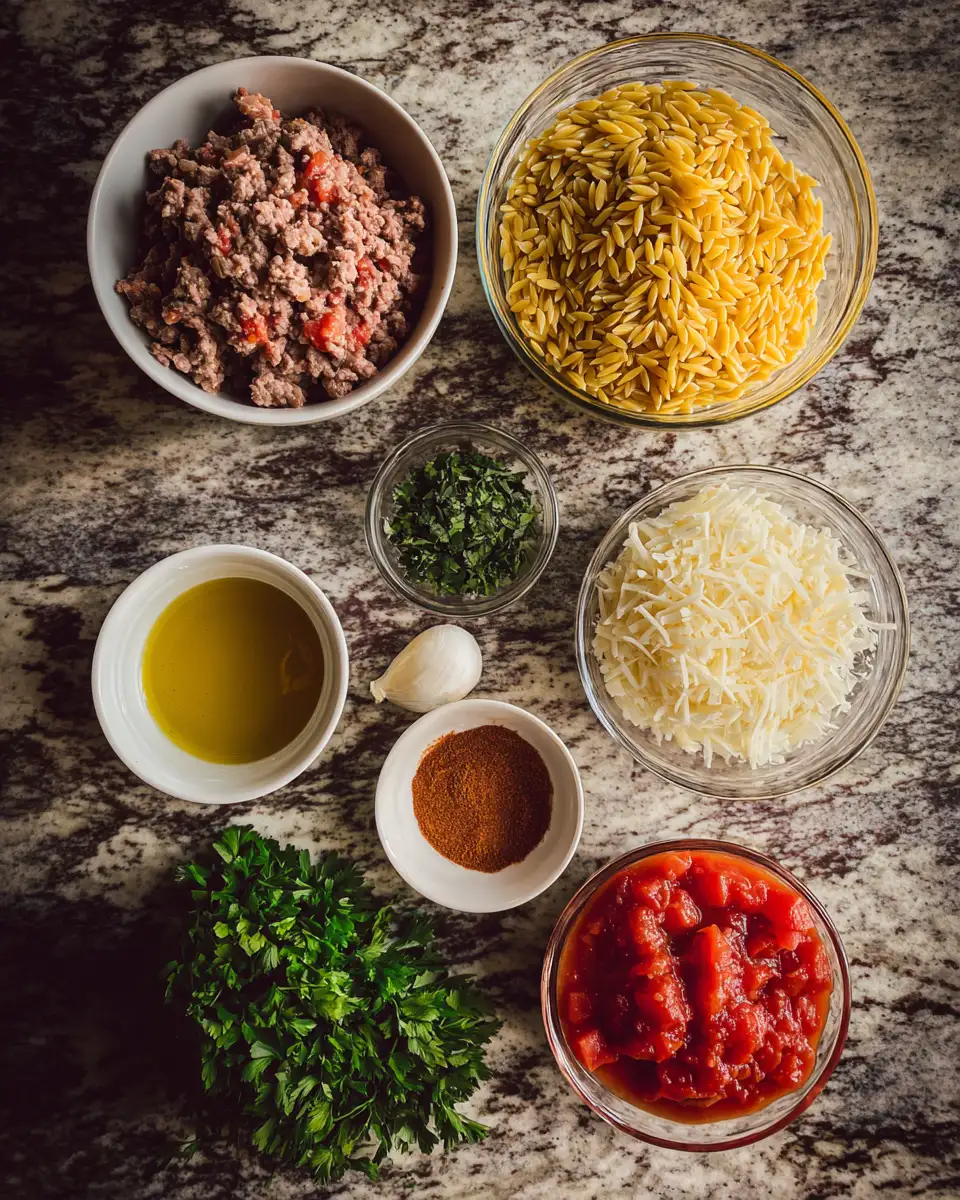 Hearty and Delicious Ground Beef Orzo Recipes to Try Tonight 5 Ingredients for Hearty and Delicious Ground Beef Orzo Recipes to Try Tonight