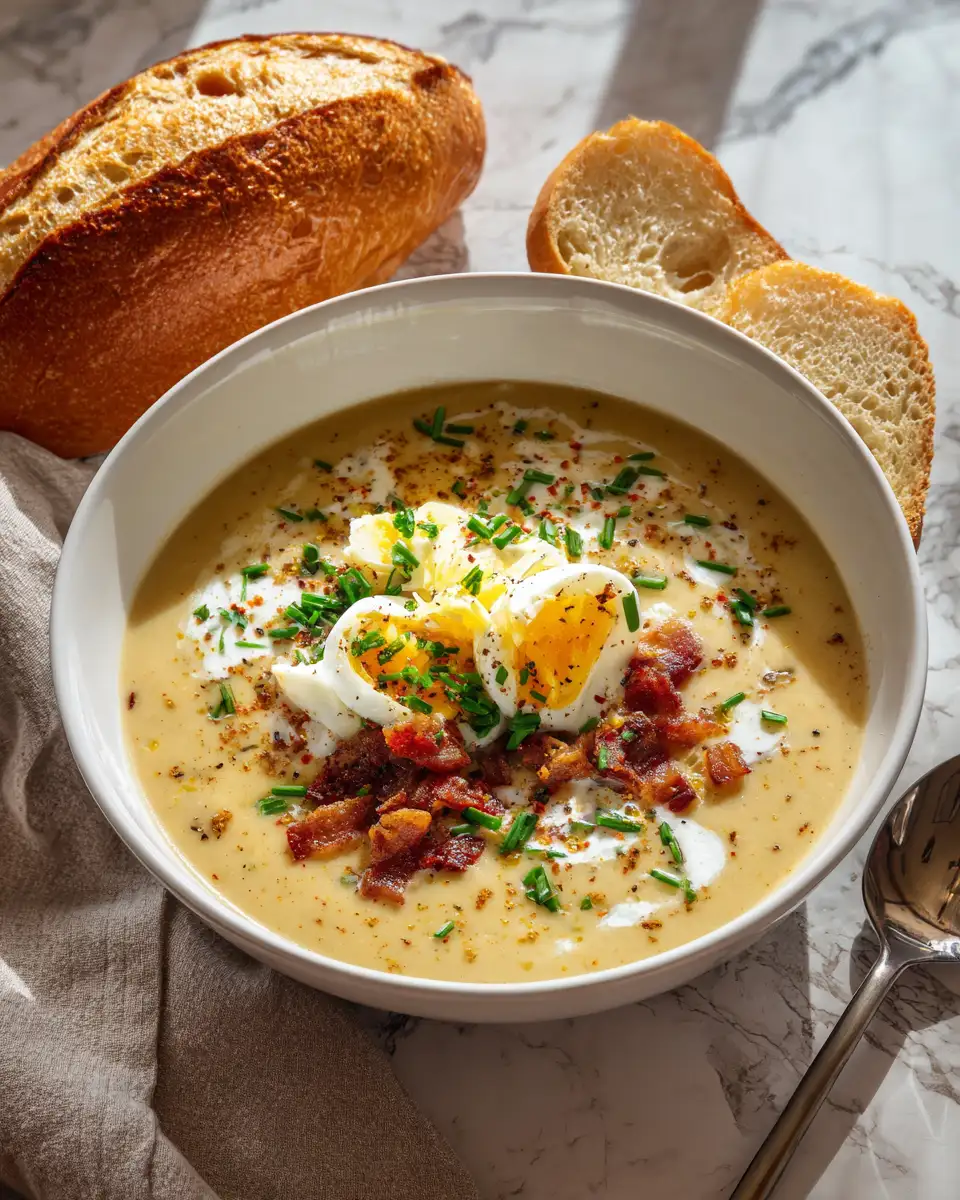 Final dish - Hearty and Creamy Crockpot Potato Soup That Warms Your Soul