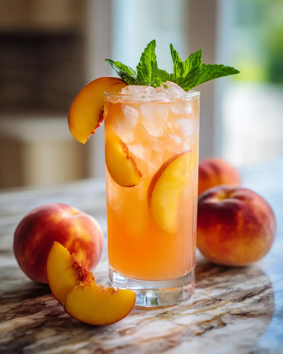 Refreshing Homemade Peach Lemonade Recipe to Brighten Your Summer - Featured Image
