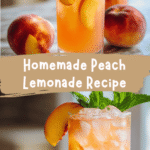 Refreshing Homemade Peach Lemonade Recipe to Brighten Your Summer