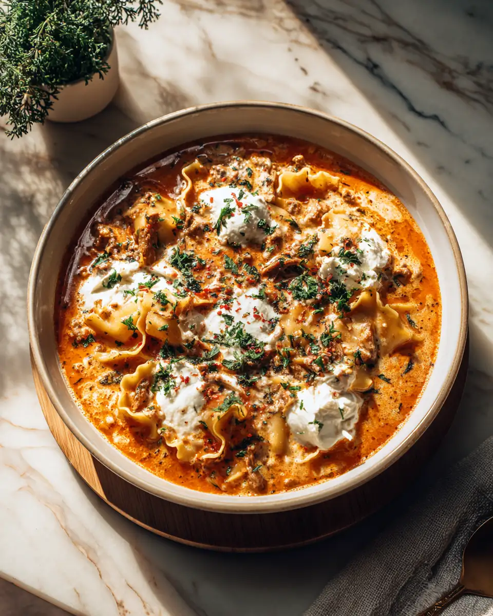 Cozy Up with This Irresistible Lasagna Soup Recipe - Featured Image