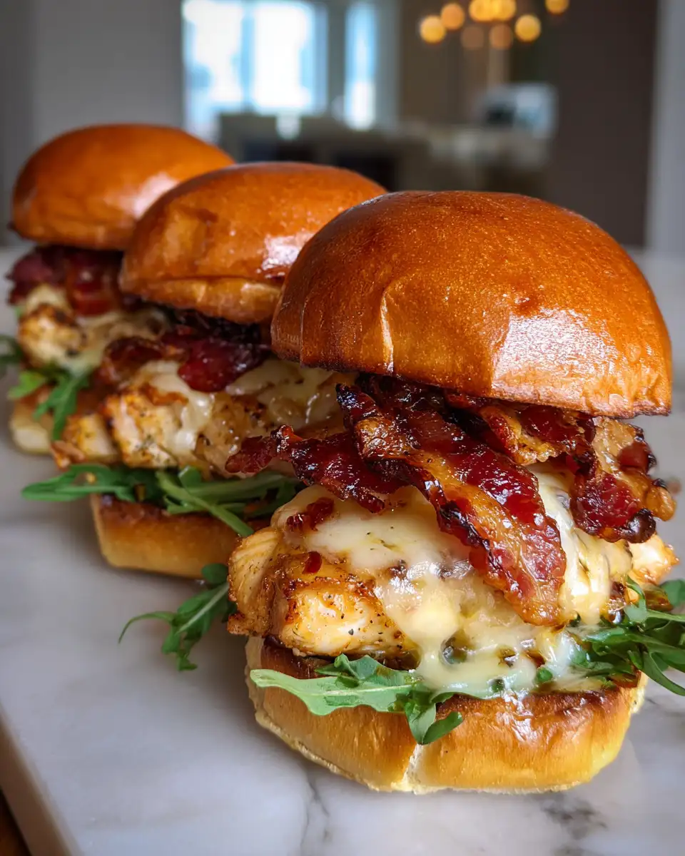 Final dish - Irresistible Maple Chicken Bacon Sliders That Will Steal the Show