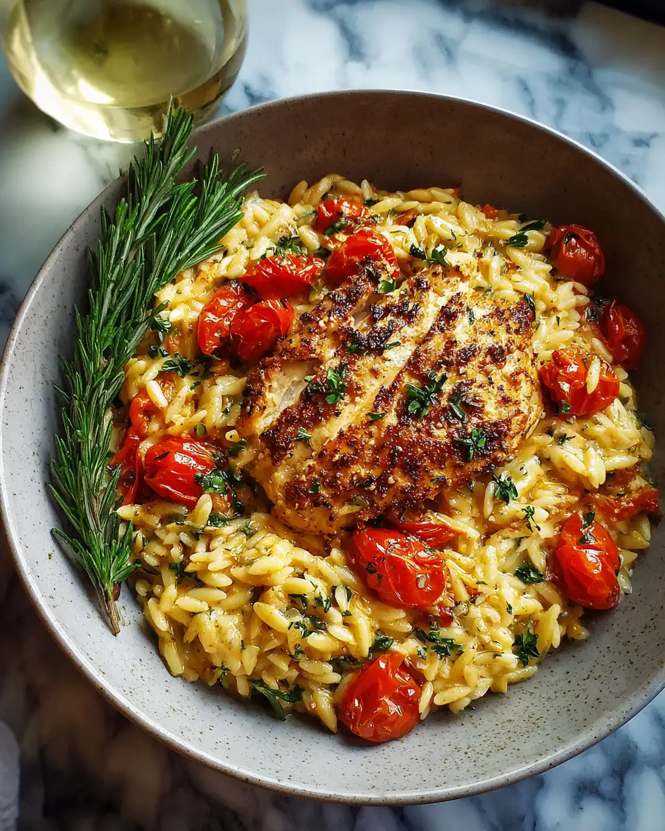Marry Me Chicken Orzo One Pot Recipe That Will Steal Your Heart - Featured Image