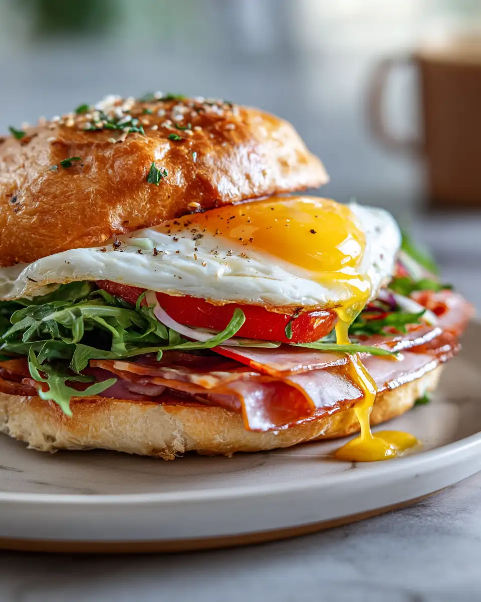Final dish - Mediterranean Breakfast Sandwich That Will Brighten Your Morning