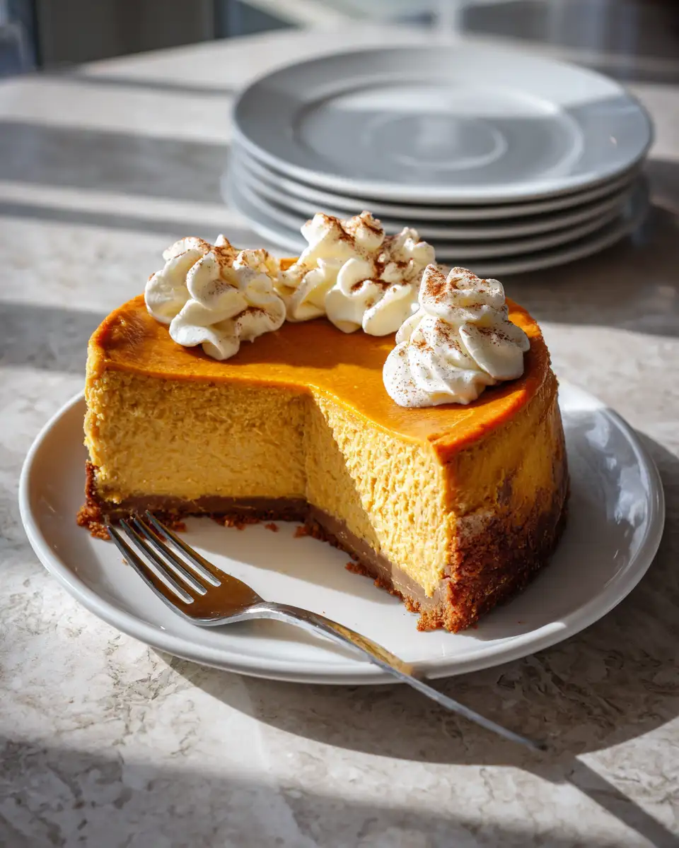 Mom’s Best Pumpkin Cheesecake Recipe That Will Steal the Show 7 Final dish - Mom’s Best Pumpkin Cheesecake Recipe That Will Steal the Show