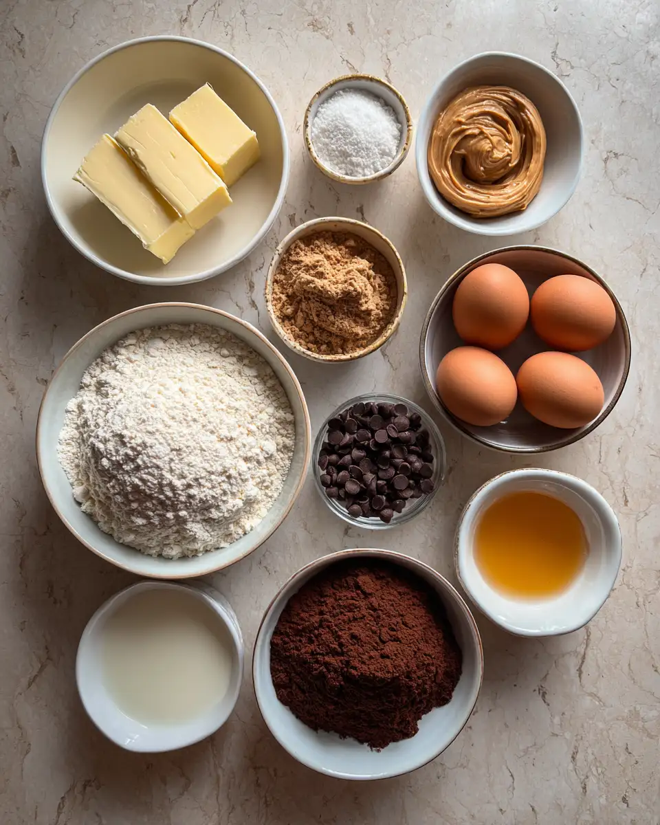 Irresistible Peanut Butter Brownie Swirl Cookies You Need to Try 5 Ingredients for Irresistible Peanut Butter Brownie Swirl Cookies You Need to Try