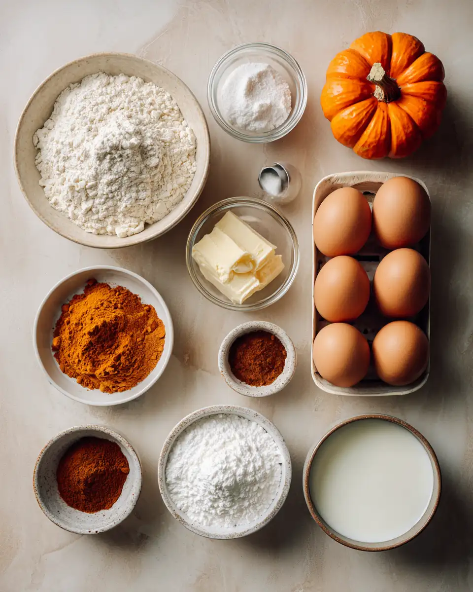Ingredients for Irresistible Pumpkin Spice Cheesecake Cake Recipe to Savor This Fall
