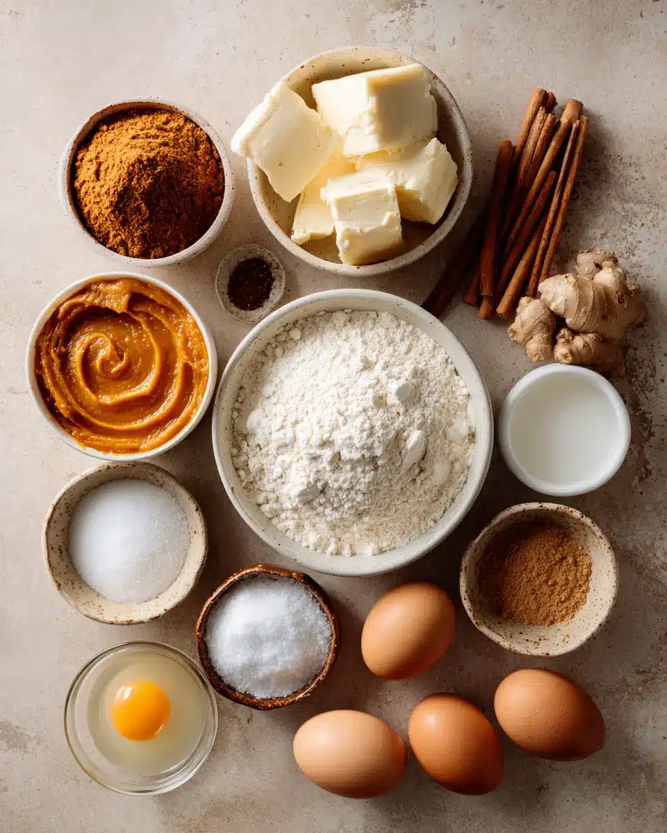 Ingredients for Irresistible Pumpkin Swirl Cheesecake Bars You Have to Try