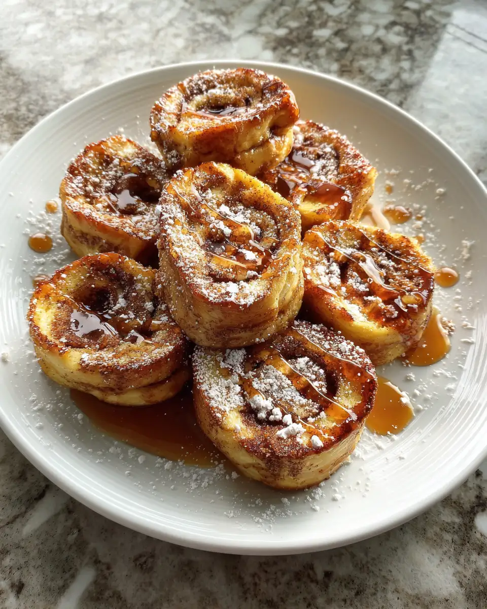 Final dish - Irresistible Recipe for Cinnamon Roll French Toast Bites That Melt in Your Mouth