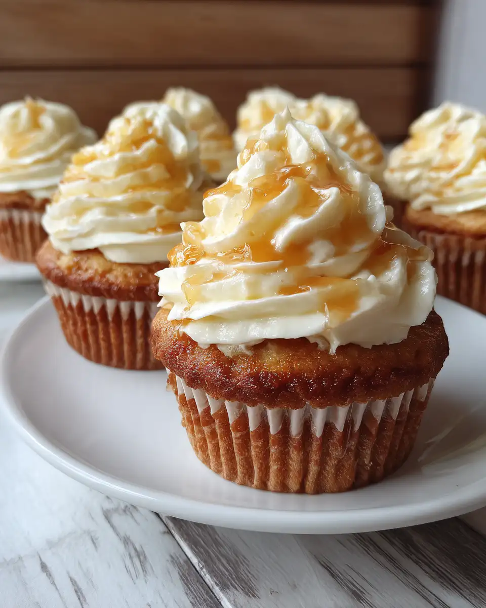 Irresistible Honey Peach Cream Cheese Cupcakes Recipe You Have to Try - Featured Image