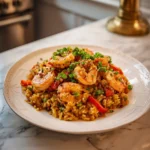 Savory Shrimp Dirty Rice with Bell Peppers That Will Spice Up Your Dinner - Featured Image