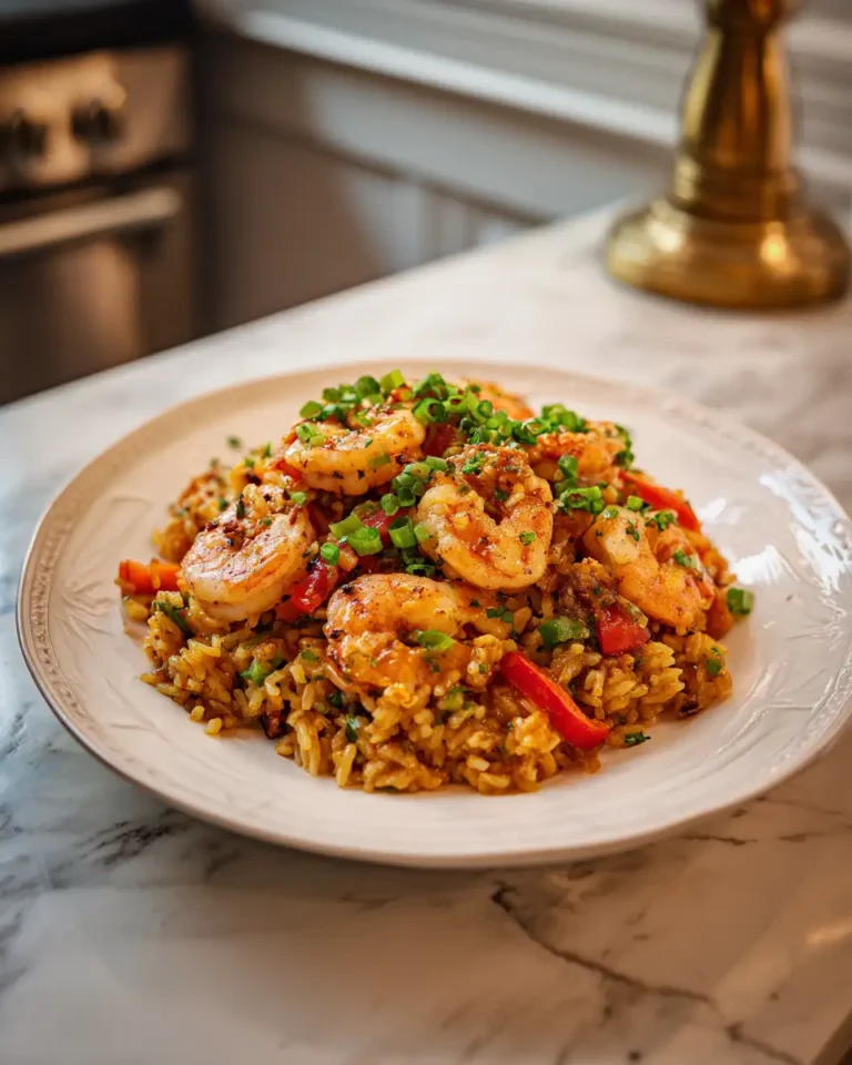 Savory Shrimp Dirty Rice with Bell Peppers That Will Spice Up Your Dinner - Featured Image