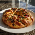 Irresistible Savory Turkey and Cranberry Crescent Ring Recipe - Featured Image