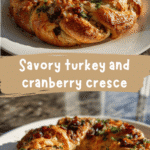 Irresistible Savory Turkey and Cranberry Crescent Ring Recipe