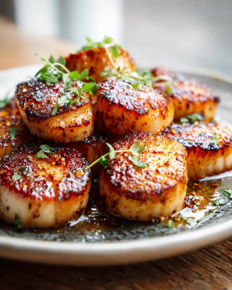 Seared Scallops with Spicy Cajun Flavor Explosion - Featured Image