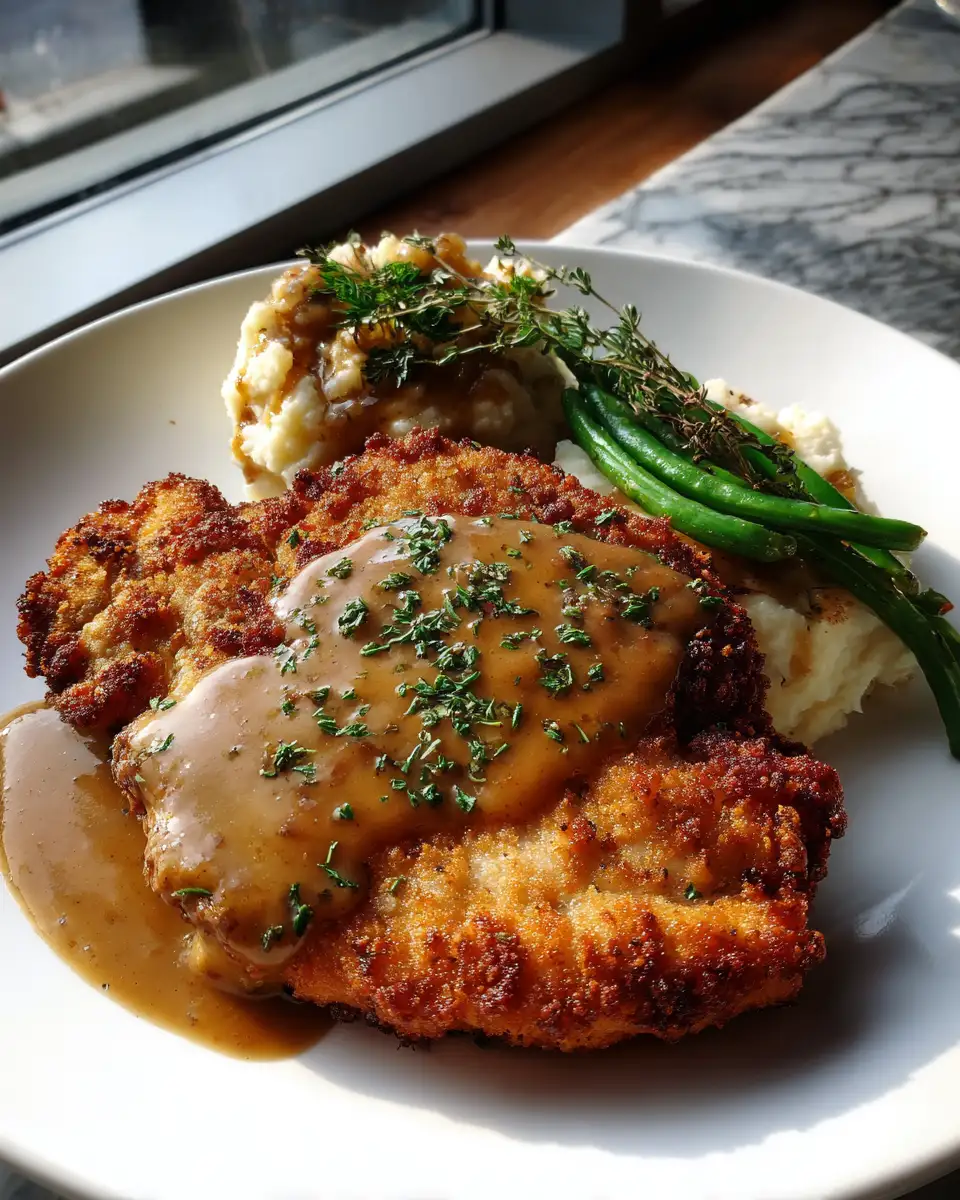 Irresistible Southern Fried Pork Chops and Gravy Recipe You Need to Try 5 Final dish - Irresistible Southern Fried Pork Chops and Gravy Recipe You Need to Try