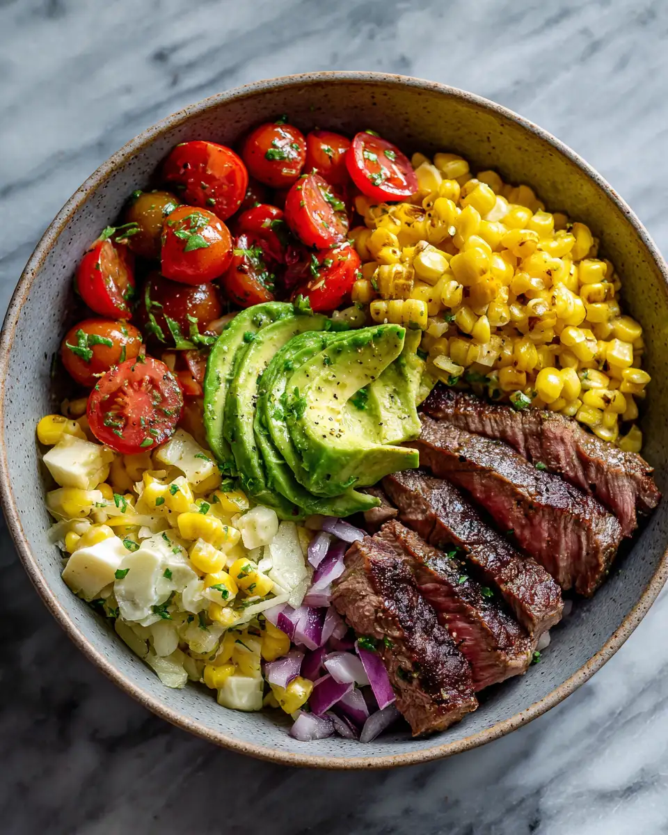 Savor the Flavor with a Steak Avocado and Roasted Corn Bowl - Featured Image