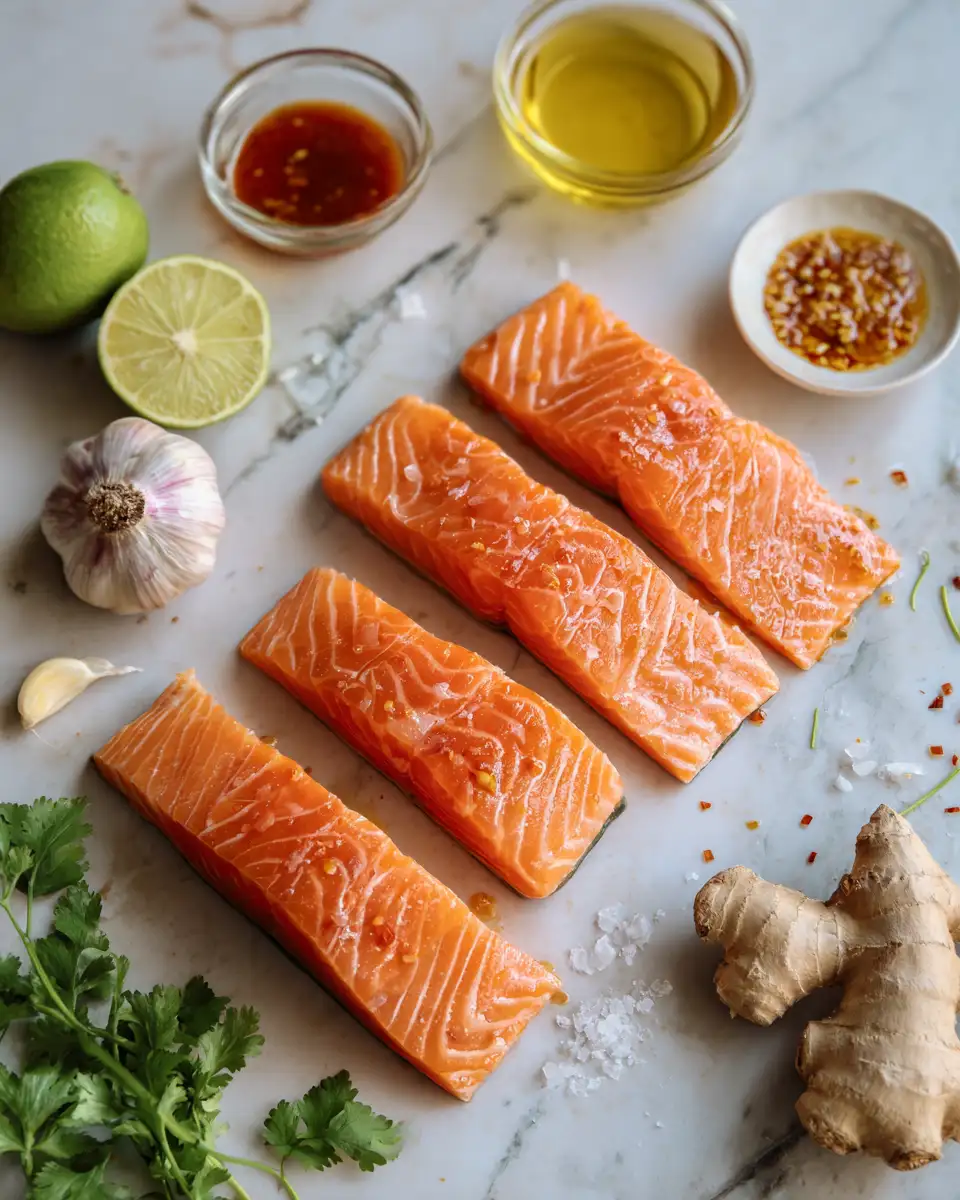 Ingredients for Irresistible Sweet Chili Garlic Salmon Recipe That Will Wow Your Taste Buds