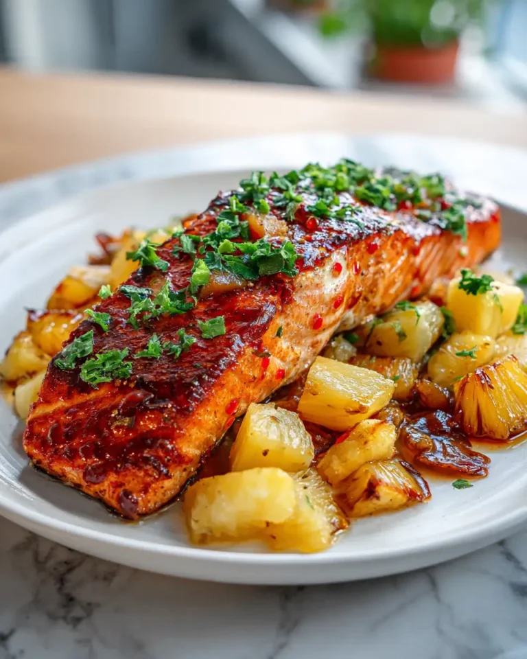 Irresistible Sweet Pineapple Honey Salmon Recipe to Brighten Your Dinner - Featured Image