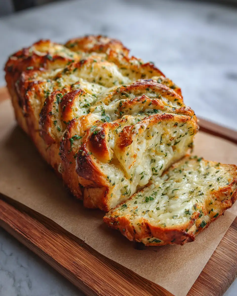 Irresistible Swirled Garlic Herb And Cheese Bread Recipe You Need to Try - Featured Image