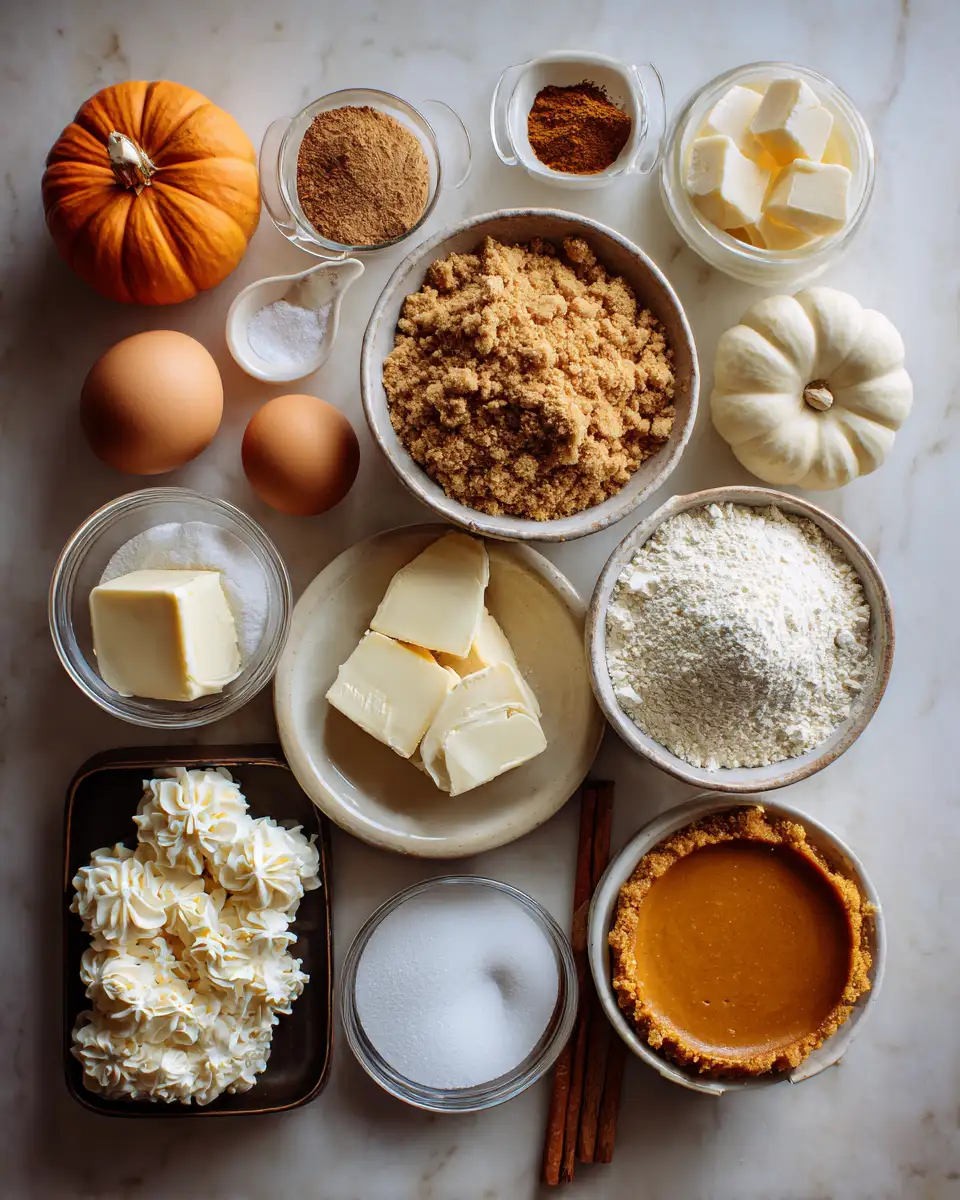 Ingredients for Irresistible Thanksgiving Pumpkin Cheesecake Recipe to Wow Your Guests