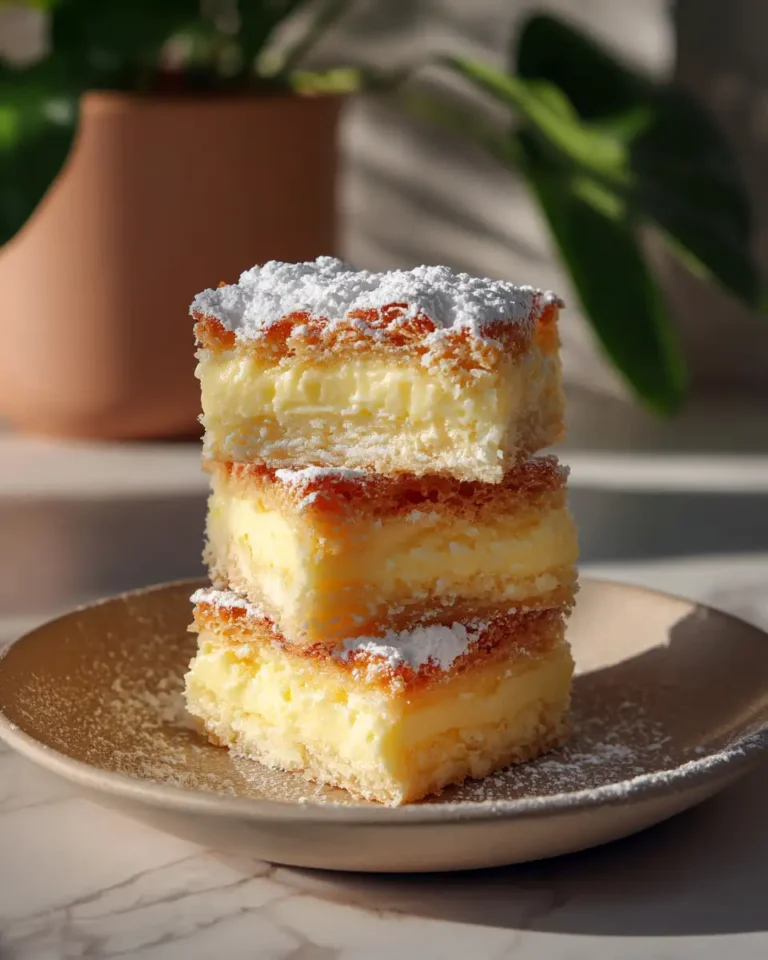 Irresistible Vanilla Custard Cream Squares Recipe You Have to Try - Featured Image