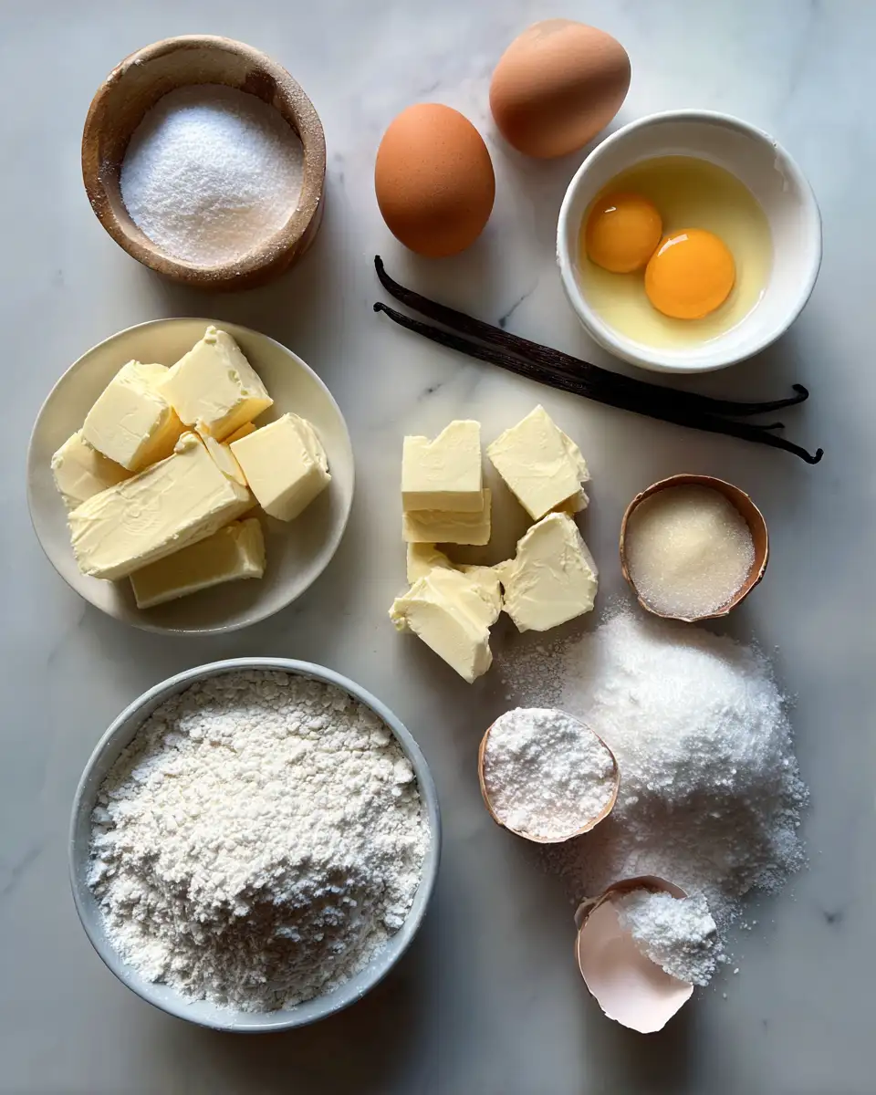 Ingredients for Irresistible Vanilla Custard Cream Squares Recipe You Have to Try