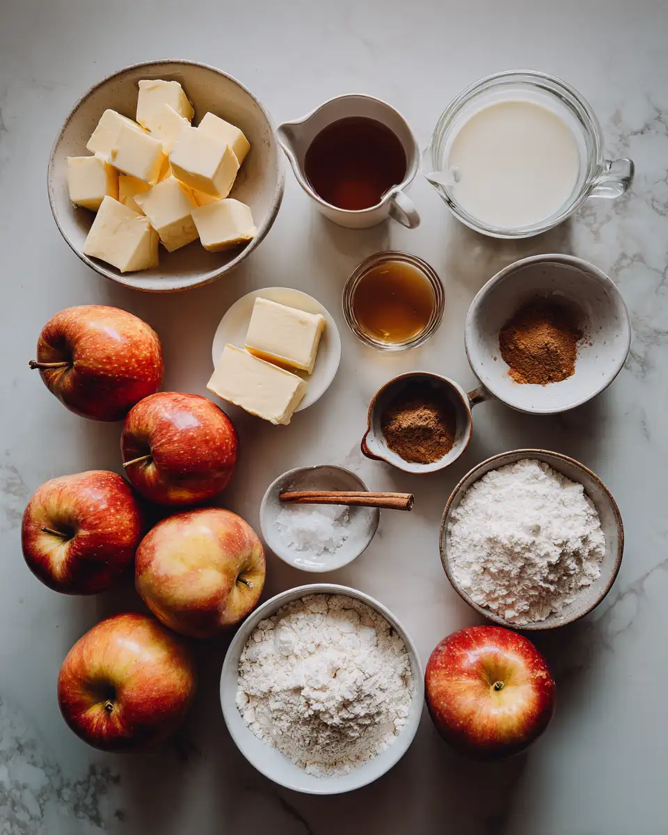 Ingredients for Irresistible Apple Caramel Cream Pie Recipe You Have to Try