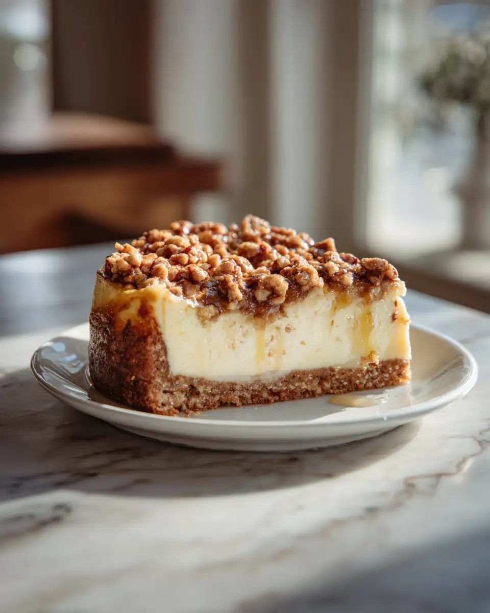 Decadent Apple Crumble Cheesecake Recipe You Need to Try - Featured Image